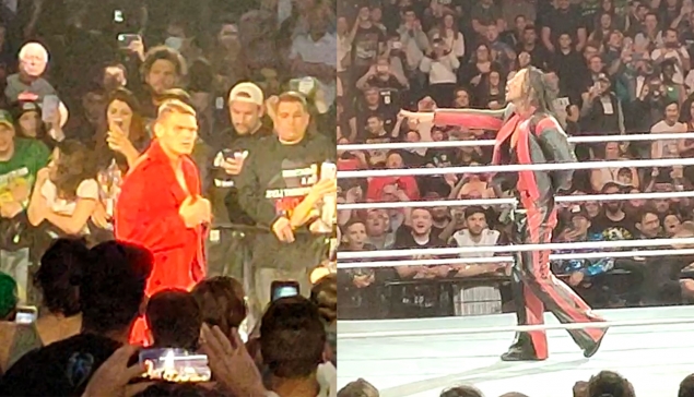 Entrées Shinsuke Nakamura & Gunther (WALTER) - WWE Paris 2022