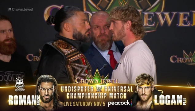 Roman Reigns vs Logan Paul à Crown Jewel !