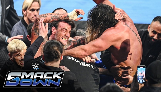 L'après WWE SmackDown : La bagarre continue entre Roman Reigns, CM Punk et Seth Rollins