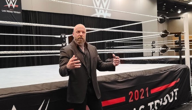 Triple H partage un conseil aux catcheurs en Tryout de mars 2025