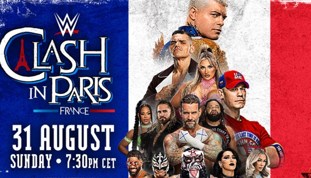 John Cena, Rhea Ripley, CM Punk... Voici le poster de WWE Clash in Paris 2025