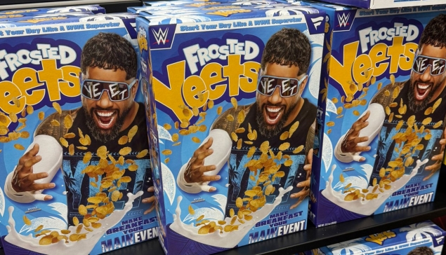 La WWE lance les céréales Frosted Yeets pour WrestleMania 41