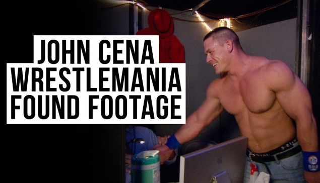 La WWE retrouve des images inédites de John Cena à WrestleMania