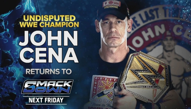 John Cena sera à SmackDown pour le dernier show avant Backlash