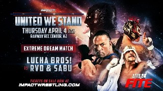 United We Stand Lucha Bros VS RVD and Sabu