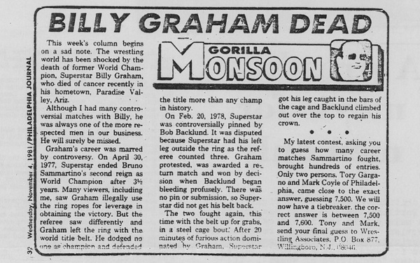 Billy Graham fausse mort