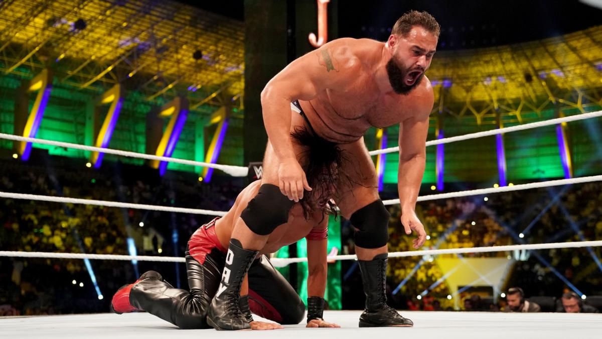 Rusev vs Nakamura Crown Jewel