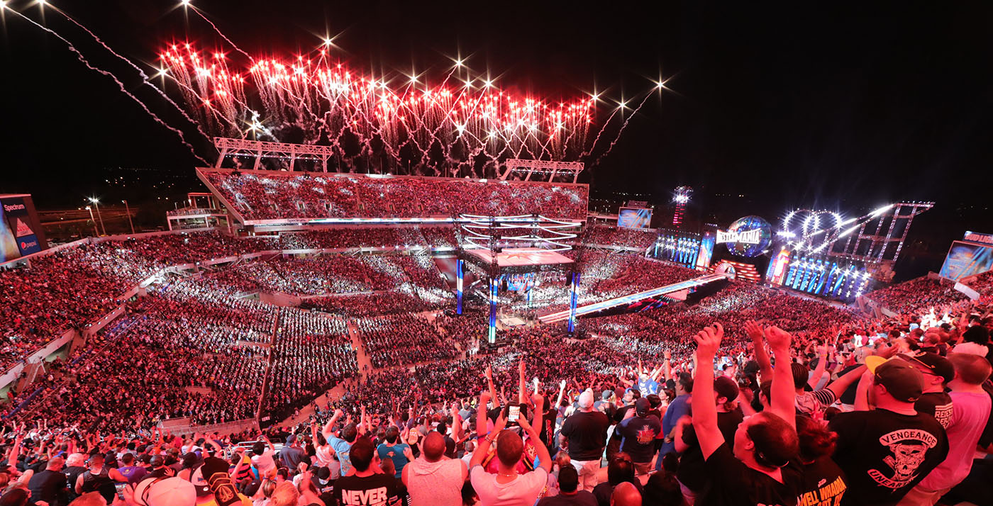 WrestleMania33 Aerial