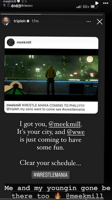 meek mill wrestlemania40