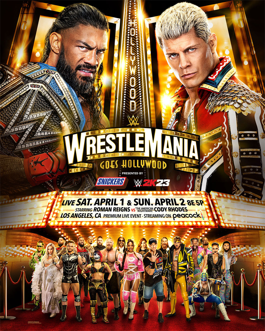 wwe wrestlemania 39 poster